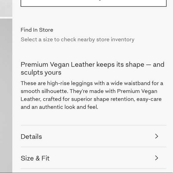 Wilfred Free Daria Vegan Leather Leggings Size S - Picture 7 of 13